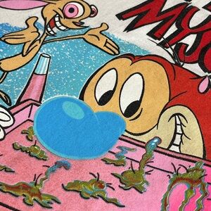 🔥 1992 ren and stimpy shirt MTV 90s USA Single Stitch XL  VTG Nostalgia Cartoon